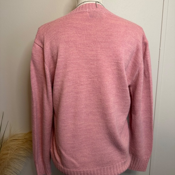 Pink Scrunchy Knit Sweater - Picture 6 of 6